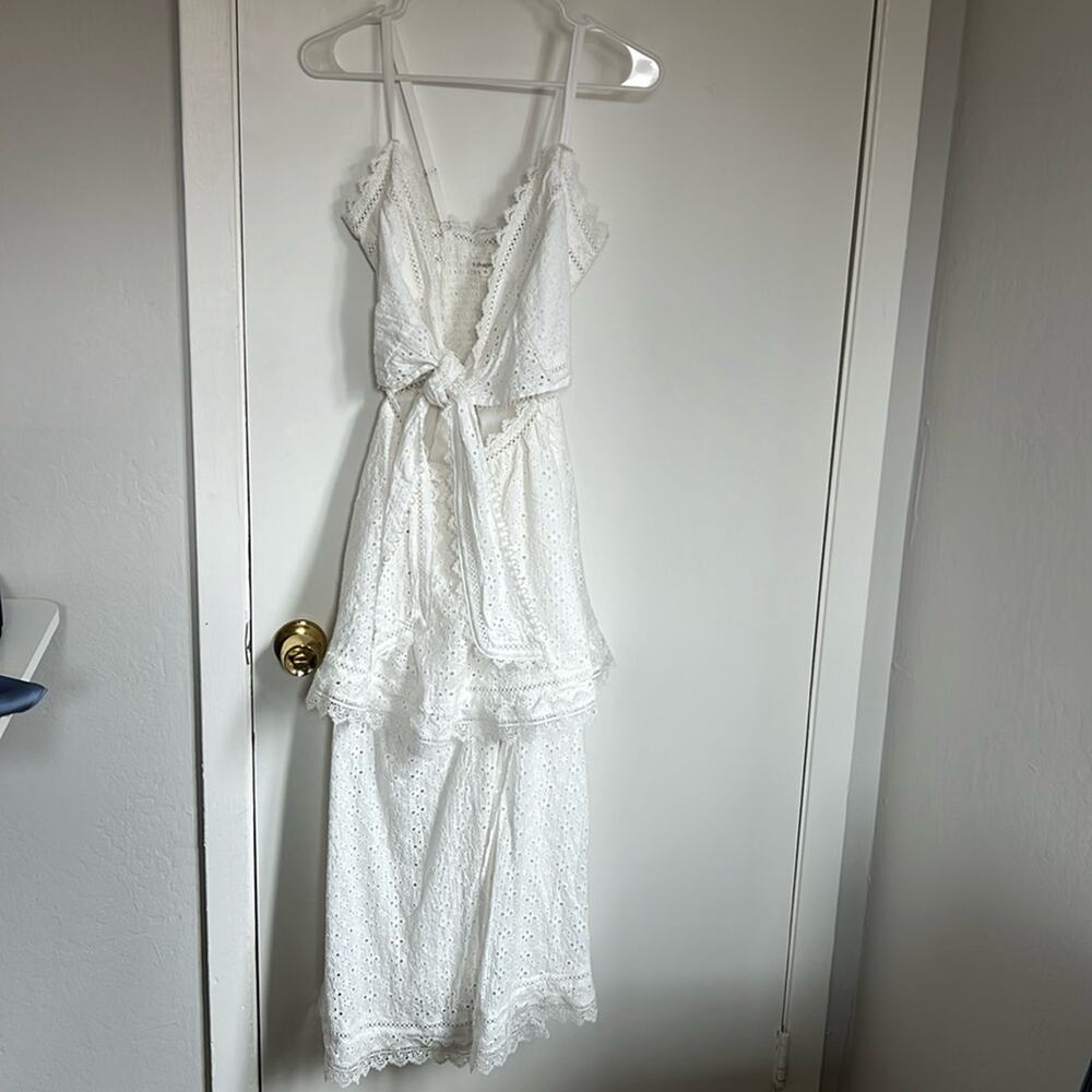 V. Chapman Panna Cotta Maxi Dress in White - Picture 5 of 7